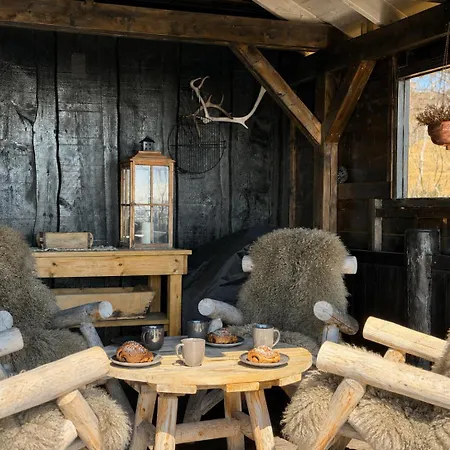 Welcoming With Fireplace Modern Kitchen *